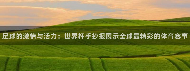 英格兰联赛杯直播：足球的激情与活力：世界杯手抄报展示全球最精彩的体育赛事